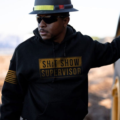 Grunt Style Sh*t Show Supervisor Hoodie - Black