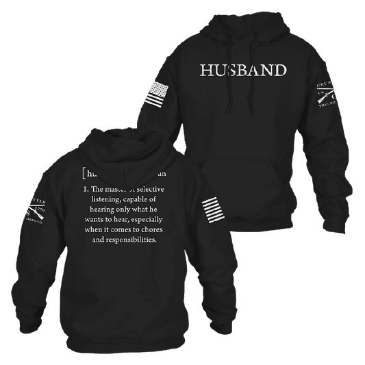 Grunt Style Husband Defined Hoodie - Black