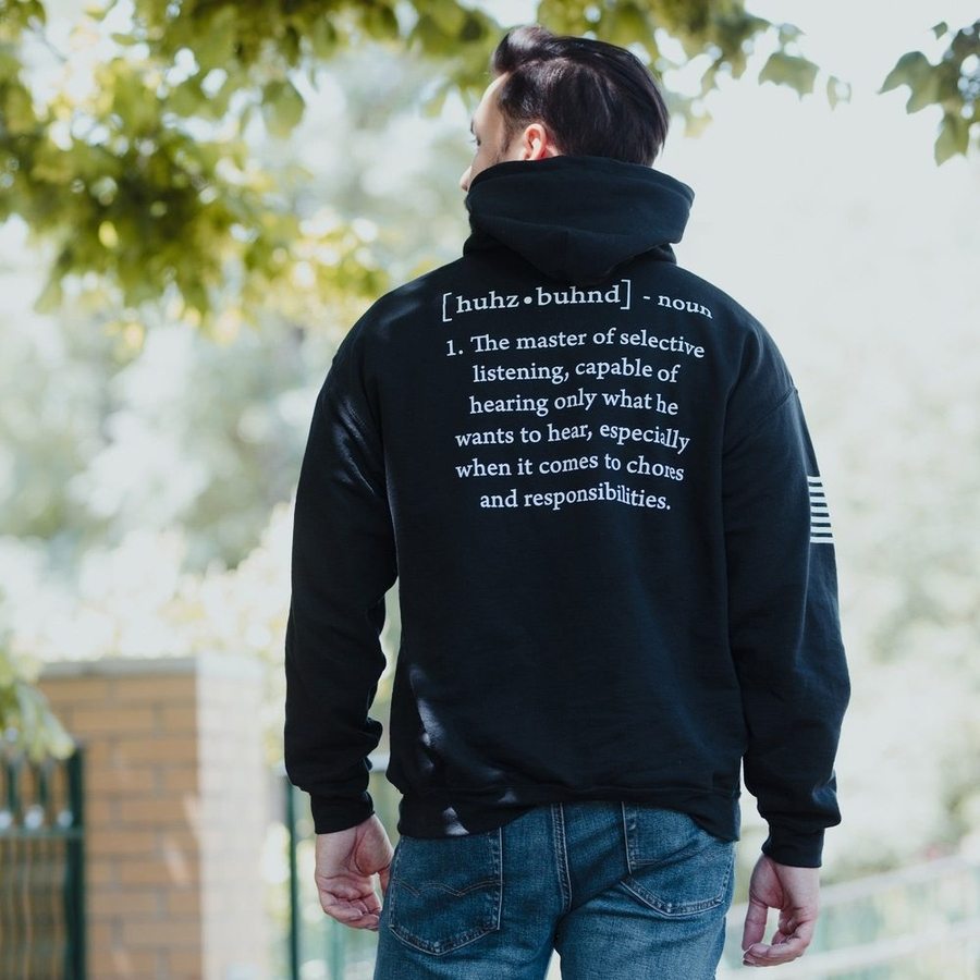 Grunt Style Husband Defined Hoodie - Black