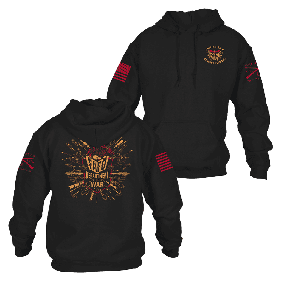 Grunt Style Department Of War Hoodie - Black