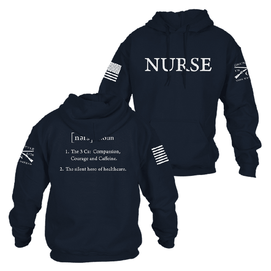 Grunt Style Nurse Defined Hoodie - Navy