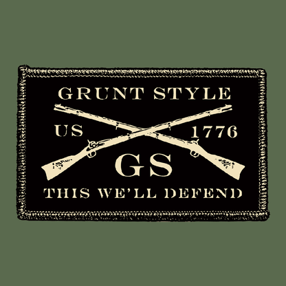 Grunt Style Name Tape Hoodie - Green Jacket