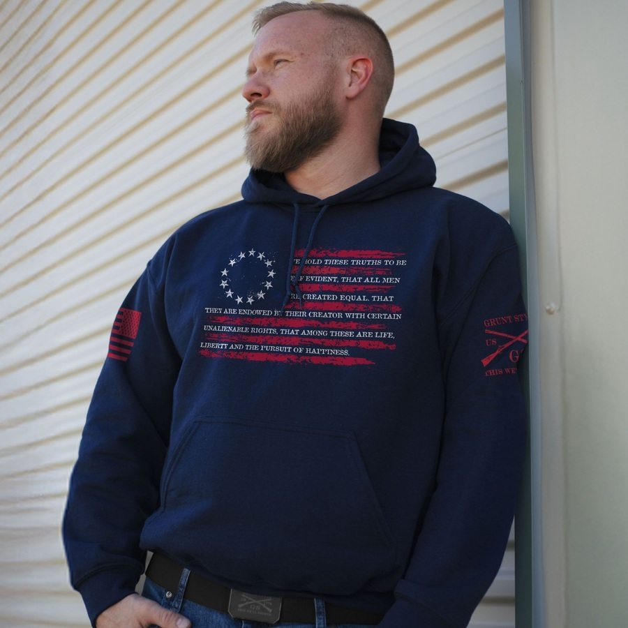 Grunt Style Declaration Hoodie - Navy