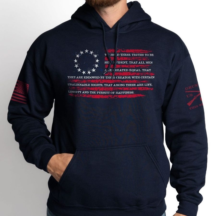 Grunt Style Declaration Hoodie - Navy