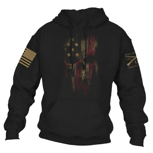 Grunt Style American Flag Hoodie | American Reaper 2.0