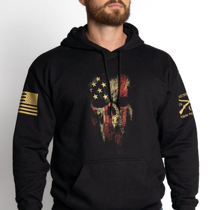 Grunt Style American Flag Hoodie | American Reaper 2.0