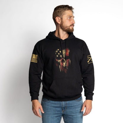 Grunt Style American Flag Hoodie | American Reaper 2.0