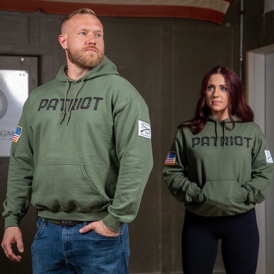 Grunt Style Patriot Hoodie - Military Green