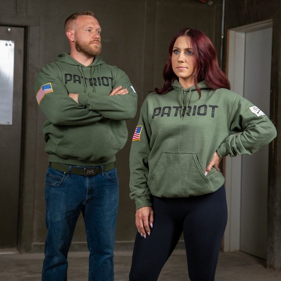 Grunt Style Patriot Hoodie - Military Green