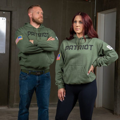 Grunt Style Patriot Hoodie - Military Green
