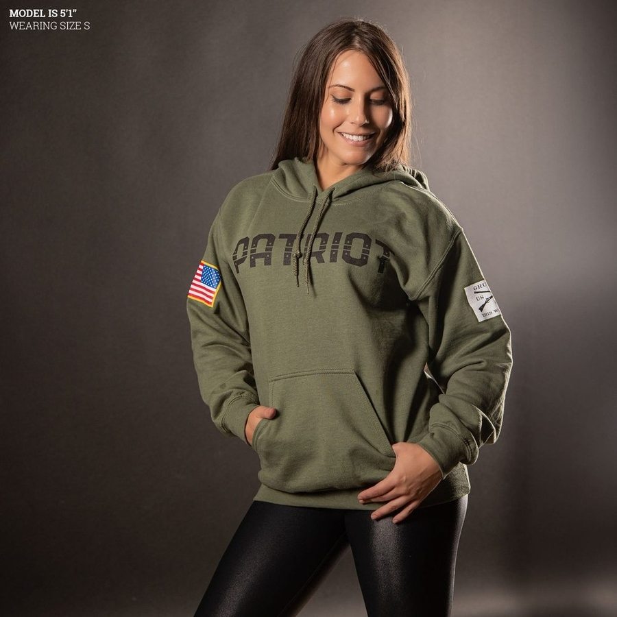 Grunt Style Patriot Hoodie - Military Green