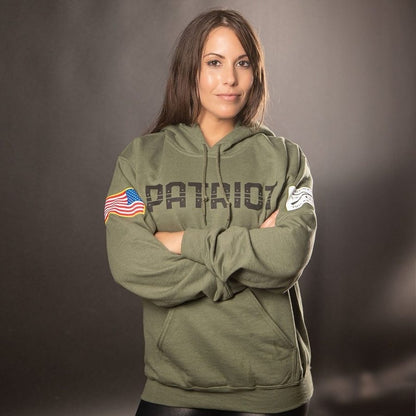 Grunt Style Patriot Hoodie - Military Green