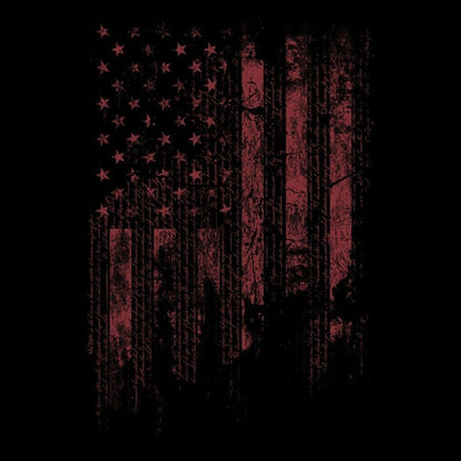 Grunt Style 1776 Flag Full-Zip Hoodie - Black