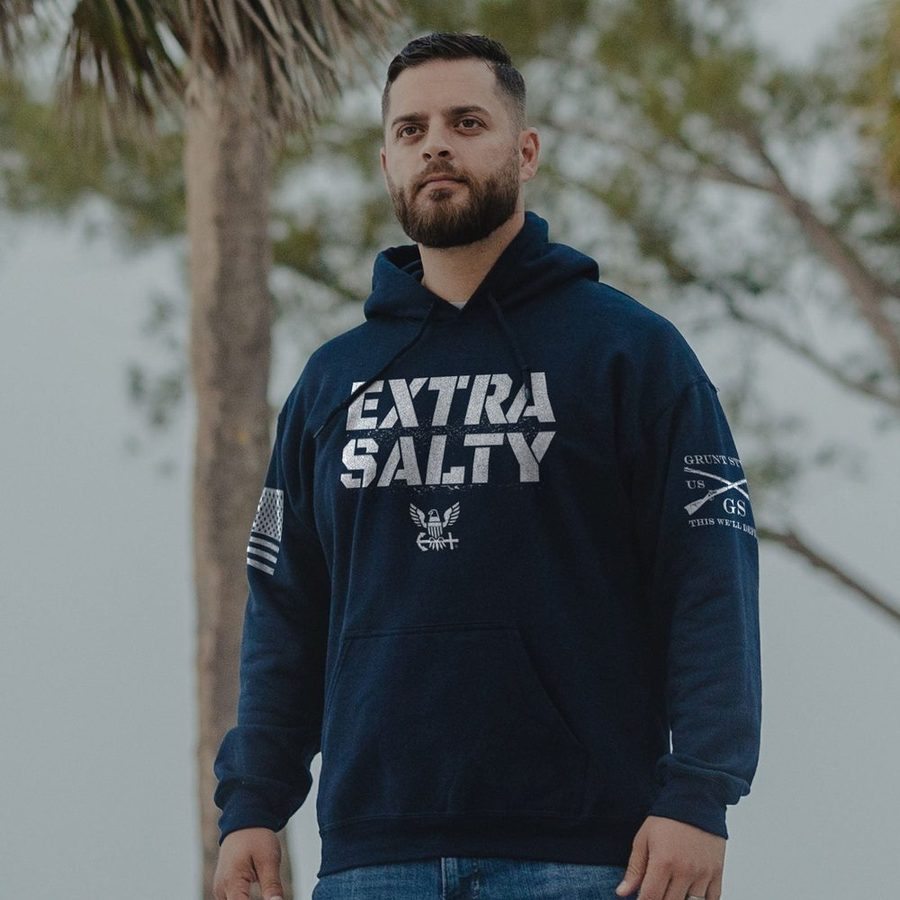 Grunt Style USN - Extra Salty Hoodie - Navy