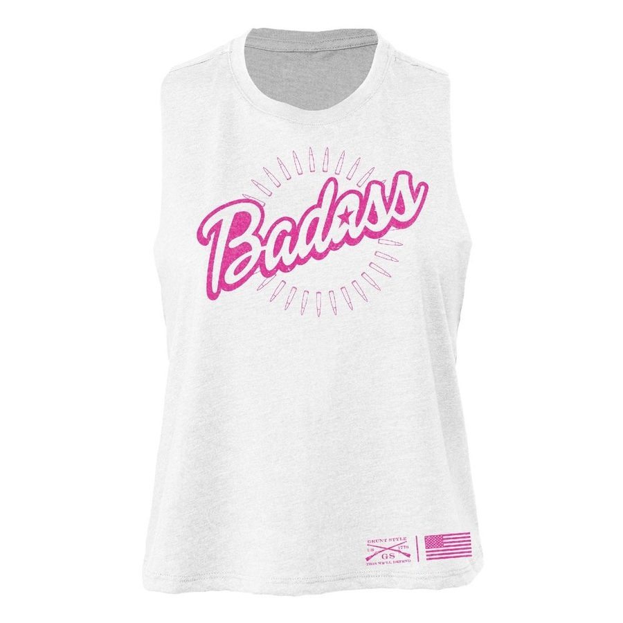 Grunt Style Women's Badass Racerback Tank - Patriotic Workout Clothes