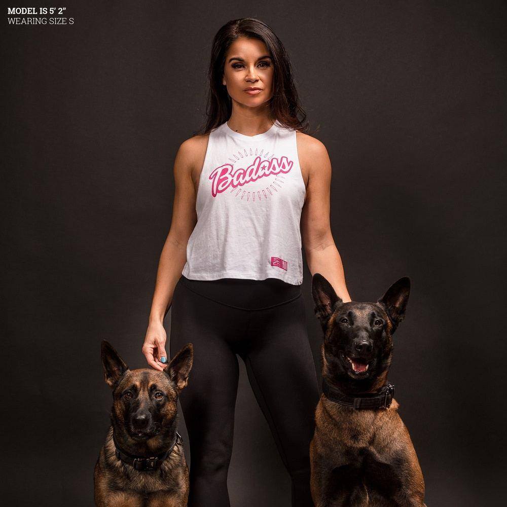 Grunt Style Women's Badass Racerback Tank - Patriotic Workout Clothes