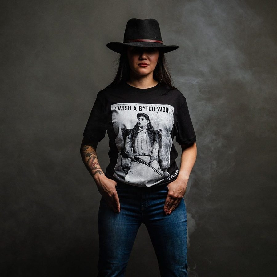 Grunt Style Women's I Wish A B*tch Would Boyfriend Fit T-Shirt - Black