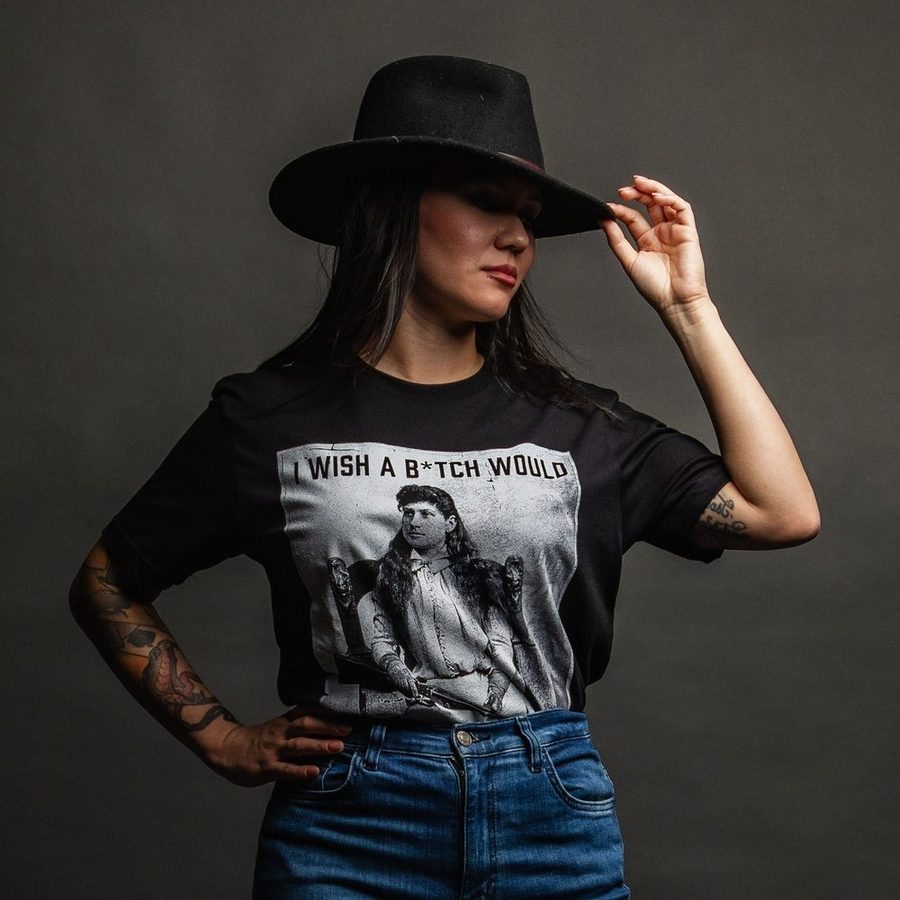 Grunt Style Women's I Wish A B*tch Would Boyfriend Fit T-Shirt - Black