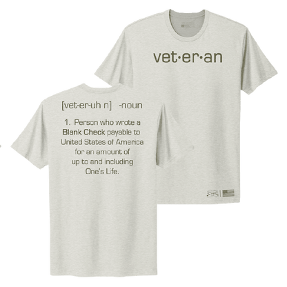 Grunt Style Women's Blank Check Boyfriend Fit T-Shirt - Sand
