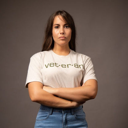 Grunt Style Women's Blank Check Boyfriend Fit T-Shirt - Sand