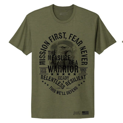 Grunt Style Women's Mission First Boyfriend Fit T-Shirt - Military Green