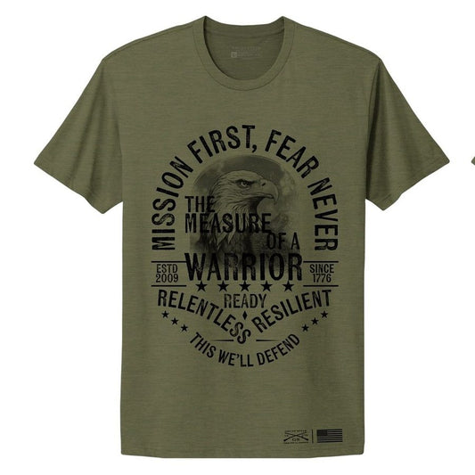 Grunt Style Women's Mission First Boyfriend Fit T-Shirt - Military Green