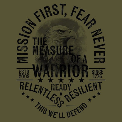 Grunt Style Women's Mission First Boyfriend Fit T-Shirt - Military Green