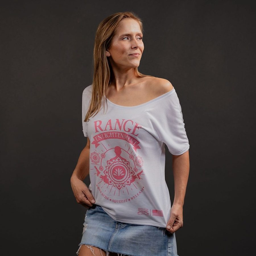 Grunt Style Women's Range Enlightenment Slouchy Fit T-Shirt - White