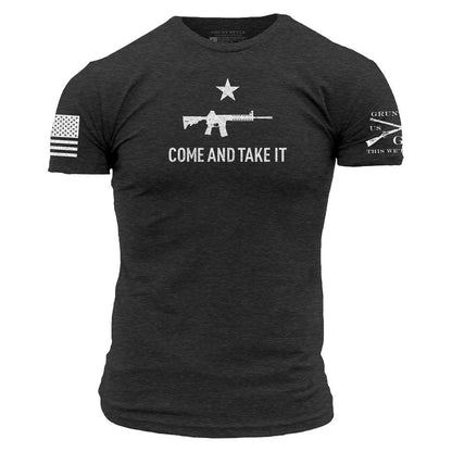 Grunt Style Come And Take It T-Shirt - Charcoal