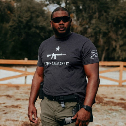 Grunt Style Come And Take It T-Shirt - Charcoal