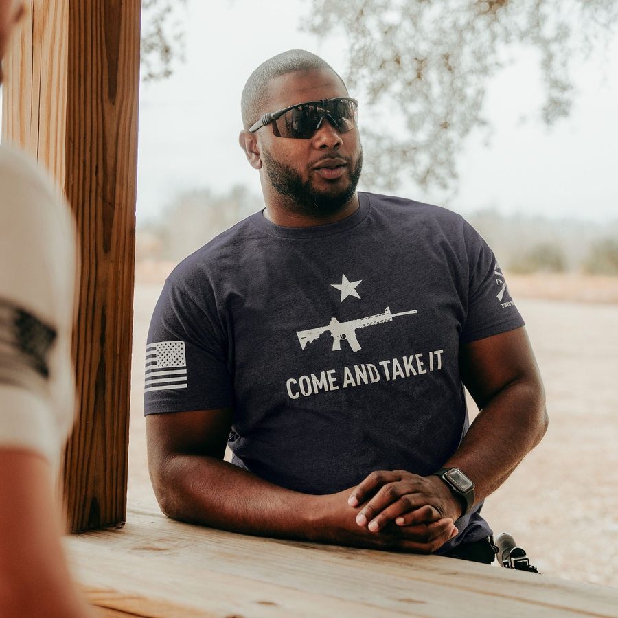 Grunt Style Come And Take It T-Shirt - Charcoal