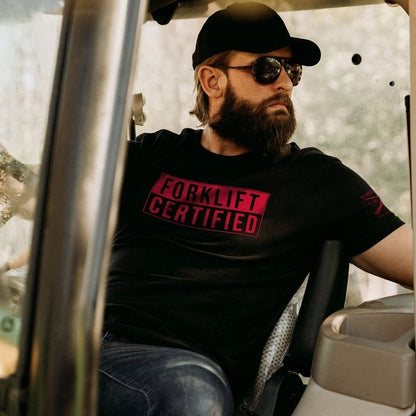 Grunt Style Forklift Certified T-Shirt - Black