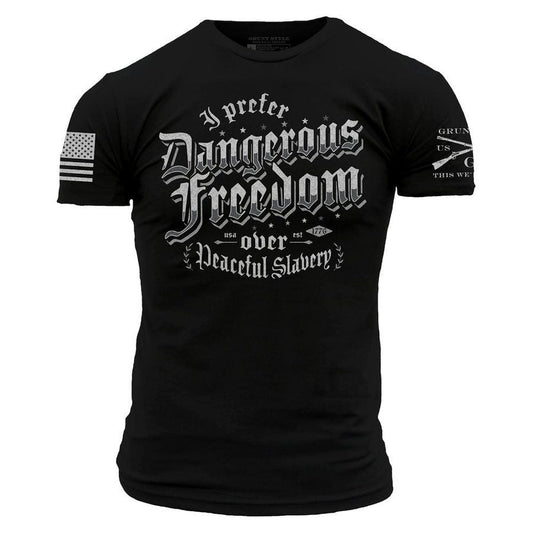 Grunt Style Dangerous Freedom T-Shirt - Black