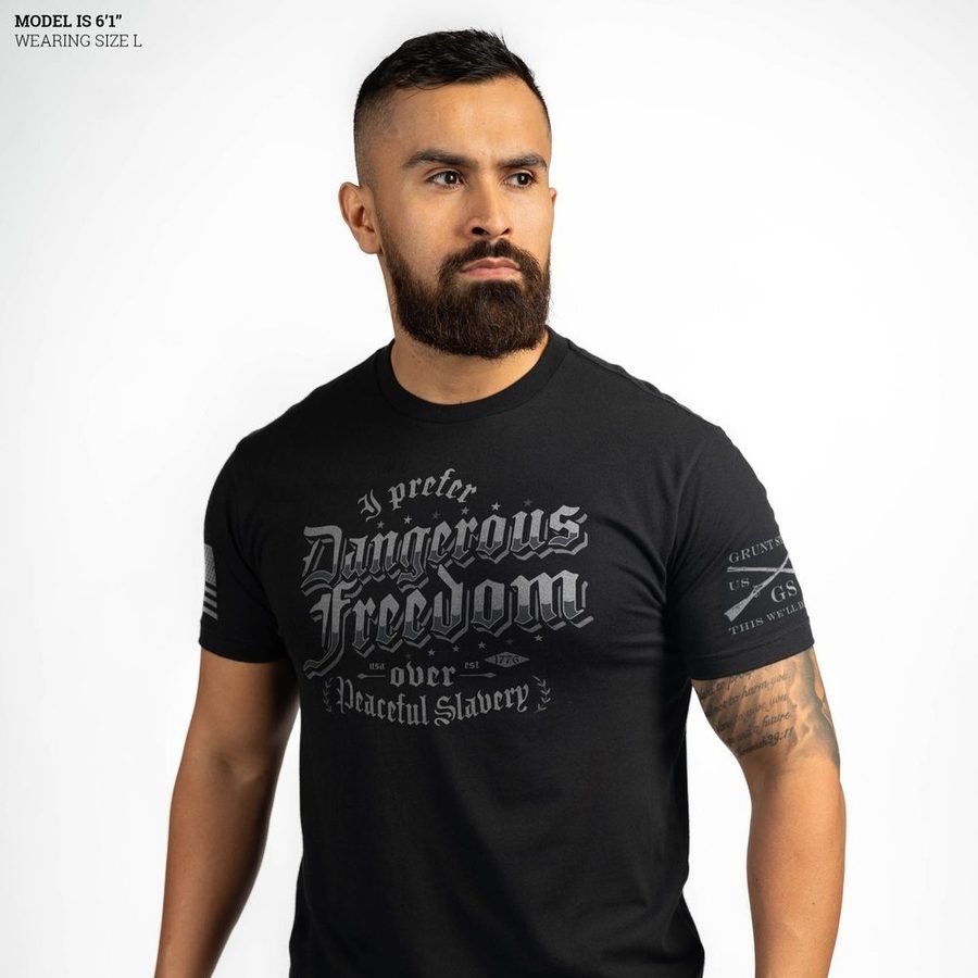 Grunt Style Dangerous Freedom T-Shirt - Black