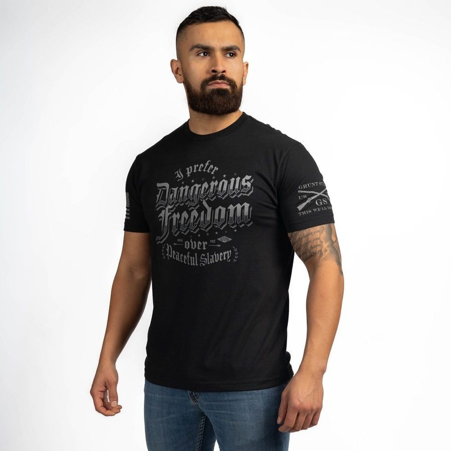 Grunt Style Dangerous Freedom T-Shirt - Black
