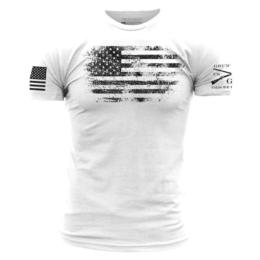 Grunt Style Vintage American T-Shirt - White