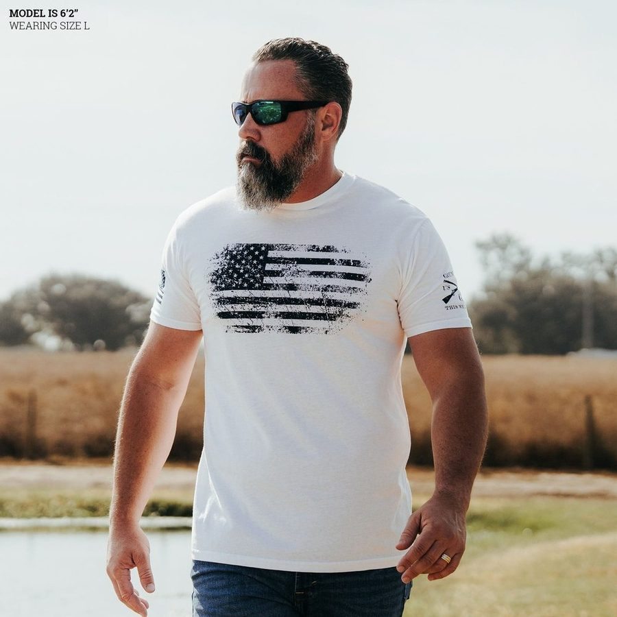 Grunt Style Vintage American T-Shirt - White
