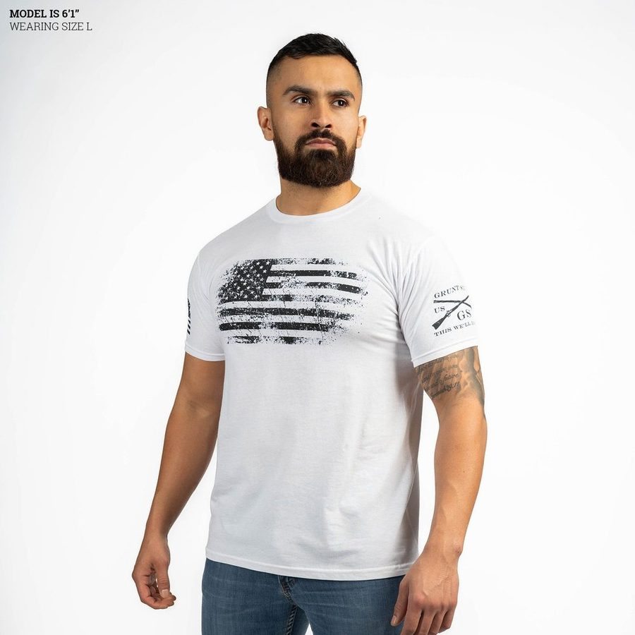 Grunt Style Vintage American T-Shirt - White