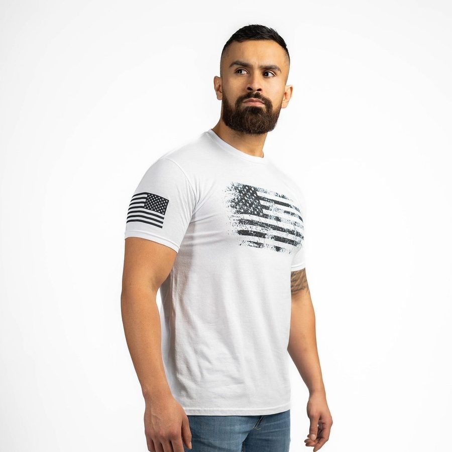 Grunt Style Vintage American T-Shirt - White