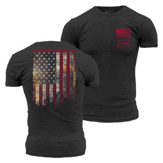 Grunt Style Red Blood Blue Collar™ T-Shirt