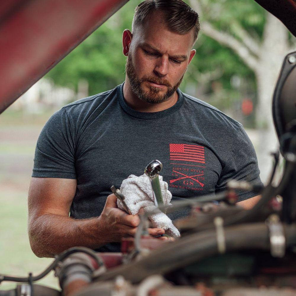 Grunt Style Red Blood Blue Collar™ T-Shirt