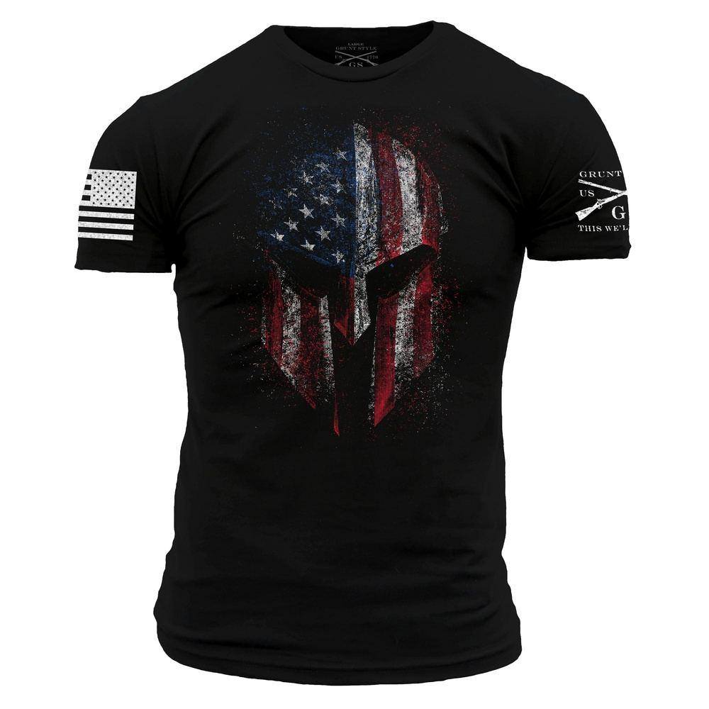 Grunt Style Men's Patriotic Shirts | American Spartan 2.0 Tee