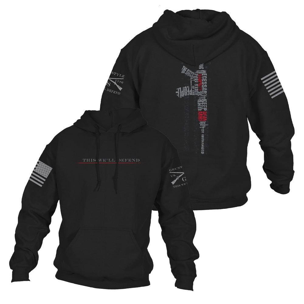 Grunt Style Men's Second Amendment 2.0 Hoodie