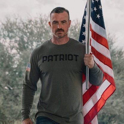 Grunt Style Patriot Long Sleeve - Military Green