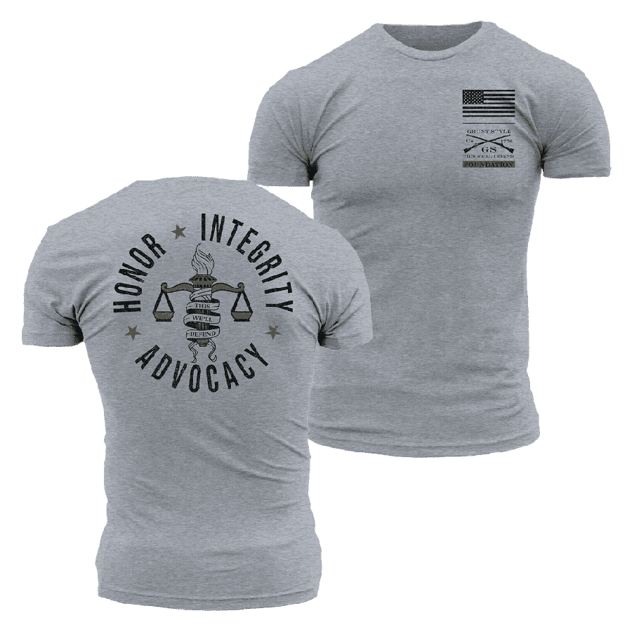 Grunt Style Grunt Style Foundation Advocacy T-Shirt - Dark Heather Gray