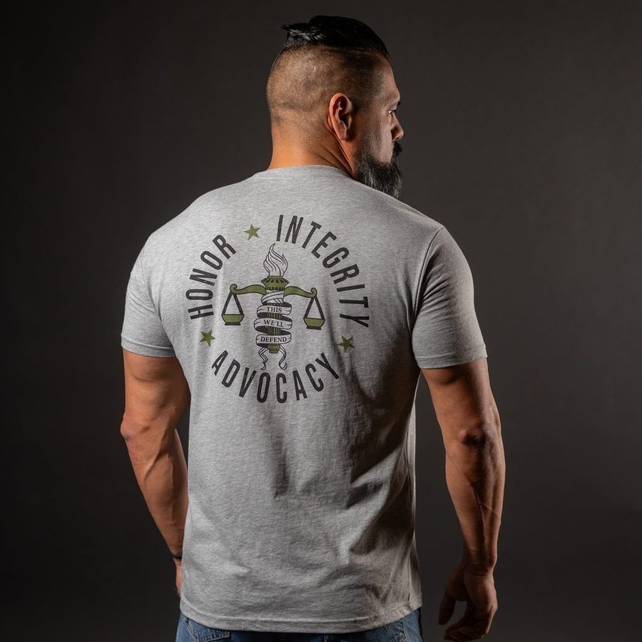 Grunt Style Grunt Style Foundation Advocacy T-Shirt - Dark Heather Gray
