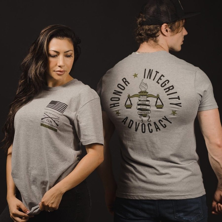Grunt Style Grunt Style Foundation Advocacy T-Shirt - Dark Heather Gray