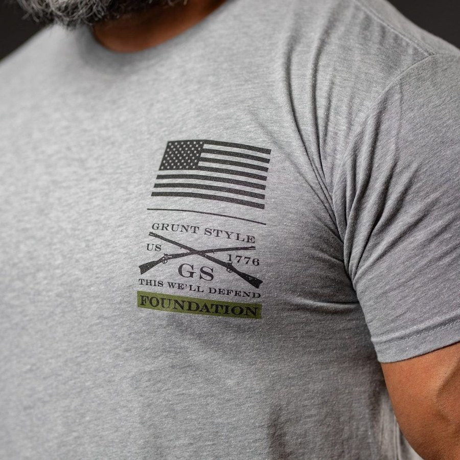 Grunt Style Grunt Style Foundation Advocacy T-Shirt - Dark Heather Gray
