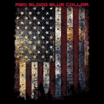 Grunt Style Red Blood Blue Collar® Tank - Black