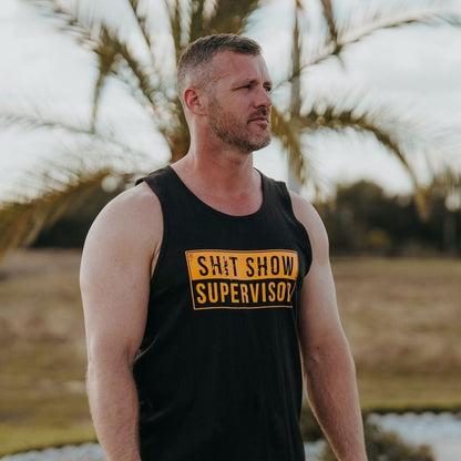 Grunt Style Sh*t Show Supervisor Tank - Black